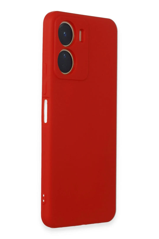Vivo Y16 First Silikon Kılıf - Kırmızı 2