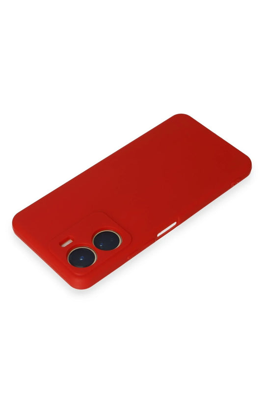 Vivo Y16 First Silikon Kılıf - Kırmızı 3