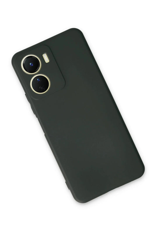 Vivo Y16 First Silikon Kılıf - Koyu Yeşil 3