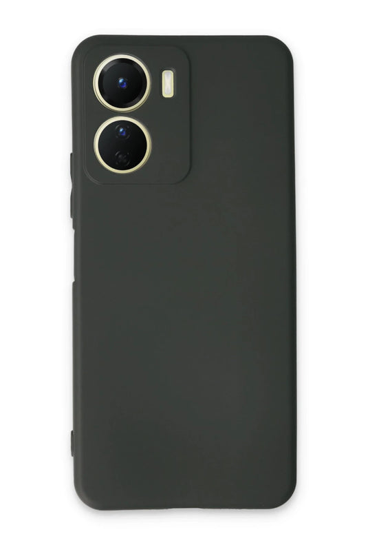 Vivo Y16 First Silikon Kılıf - Koyu Yeşil