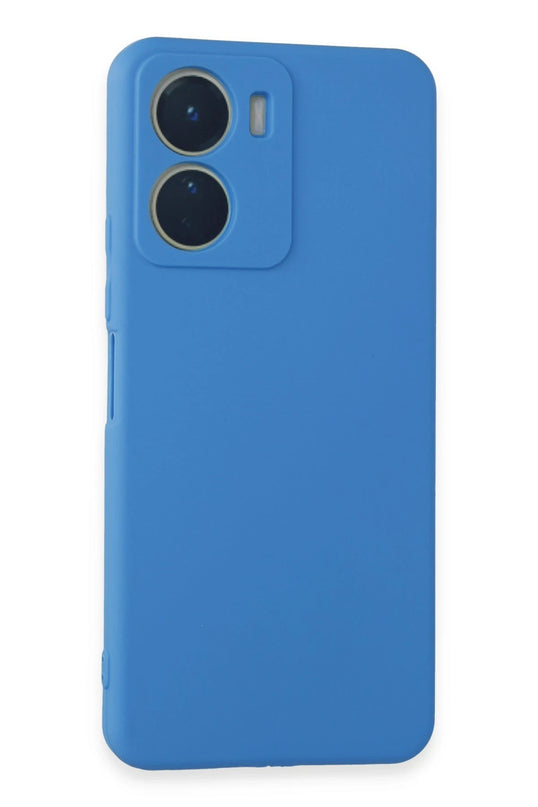 Vivo Y16 First Silikon Kılıf - Mavi
