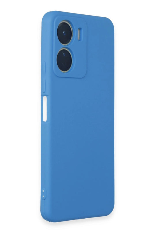 Vivo Y16 First Silikon Kılıf - Mavi 2