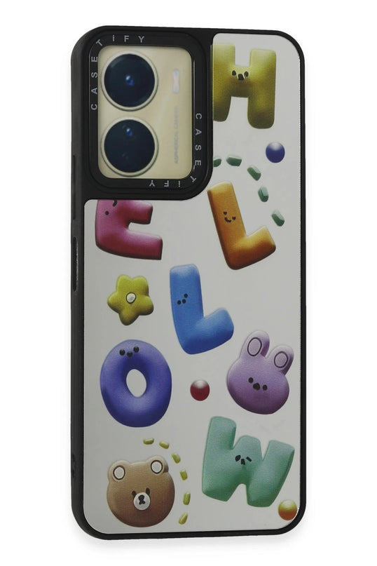 Vivo Y16 Mirror Desenli Kapak Kılıf - Desen 15