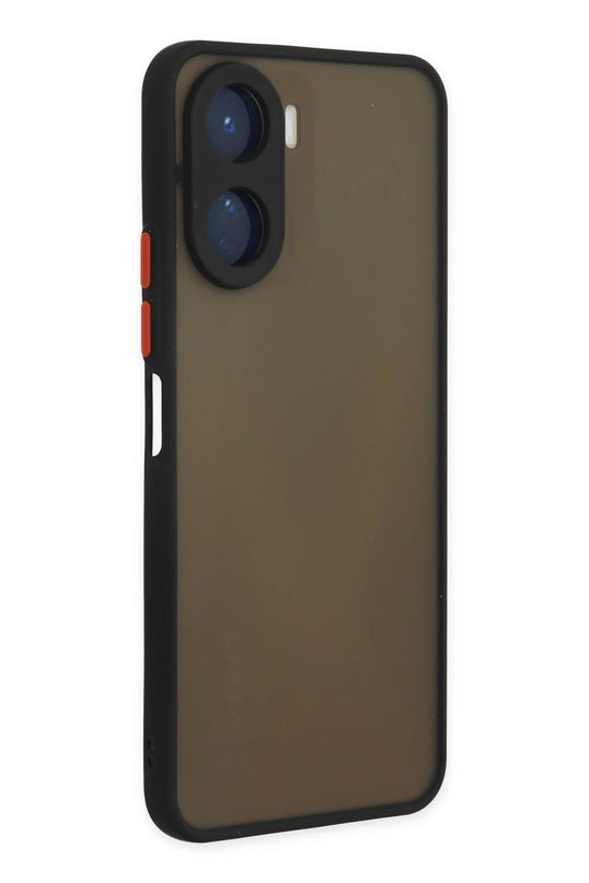 Vivo Y16 Montreal Silikon Kapak Kılıf - Siyah 2