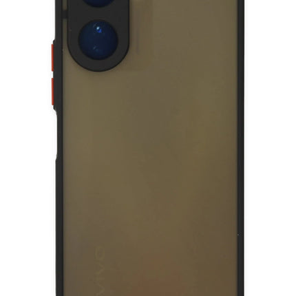 Vivo Y16 Montreal Silikon Kapak Kılıf - Siyah