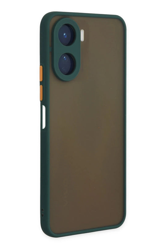 Vivo Y16 Montreal Silikon Kapak Kılıf - Yeşil 2
