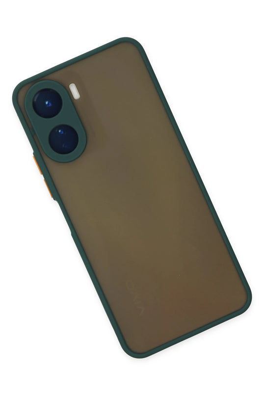 Vivo Y16 Montreal Silikon Kapak Kılıf - Yeşil 3