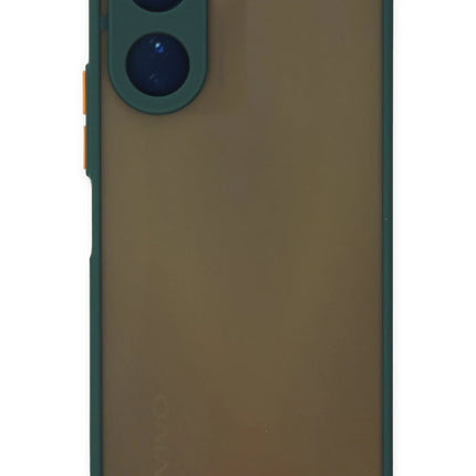 Vivo Y16 Montreal Silikon Kapak Kılıf - Yeşil