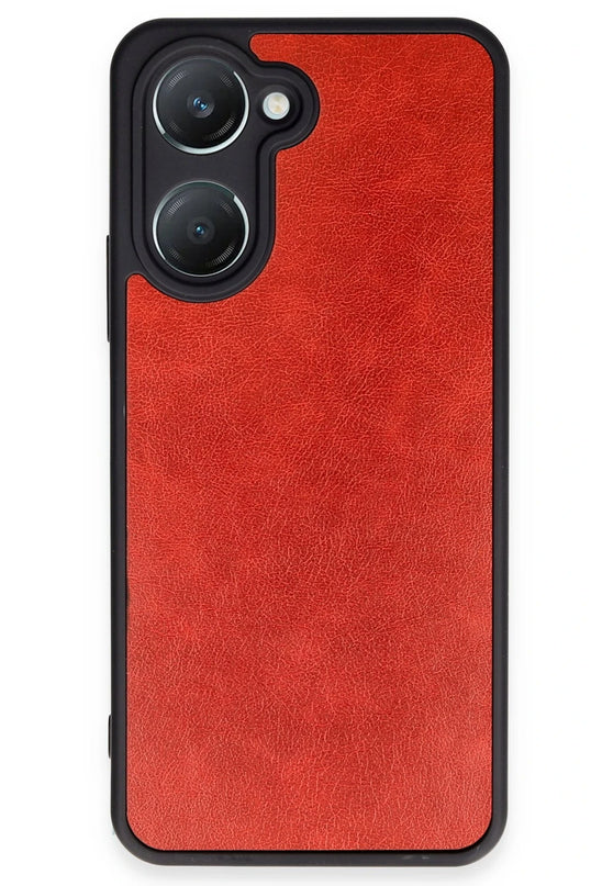 Vivo Y18 Aras Deri Kapak Kılıf - Kırmızı 2