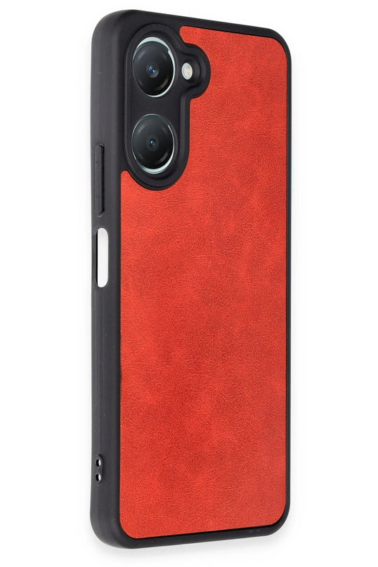 Vivo Y18 Aras Deri Kapak Kılıf - Kırmızı 3