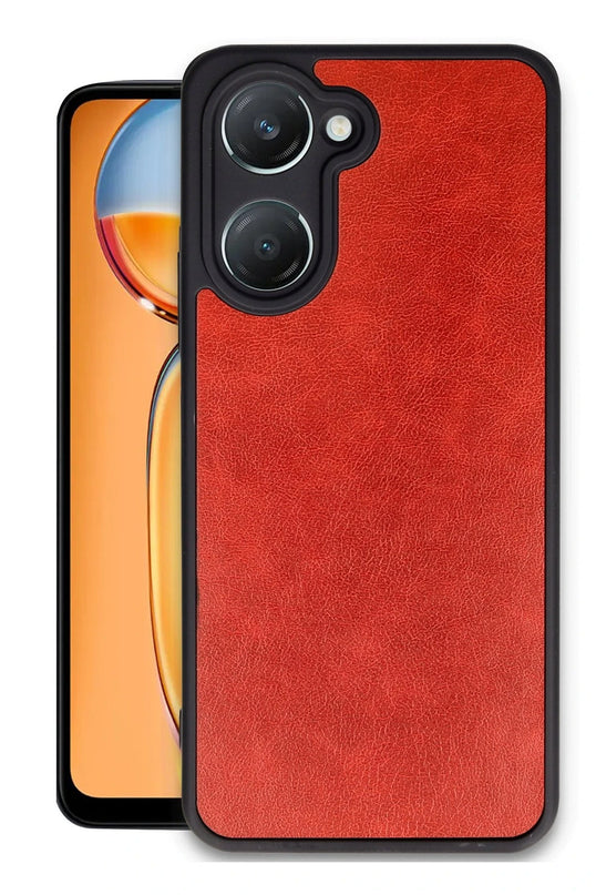 Vivo Y18 Aras Deri Kapak Kılıf - Kırmızı