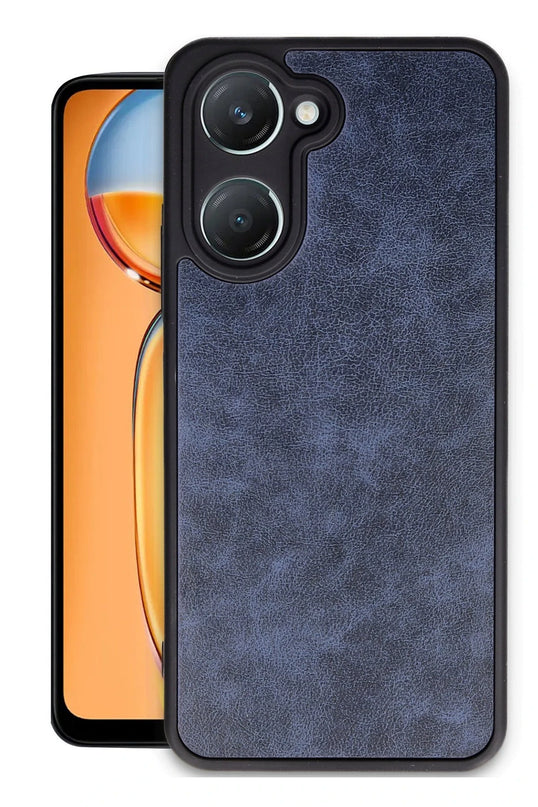 Vivo Y18 Aras Deri Kapak Kılıf - Lacivert