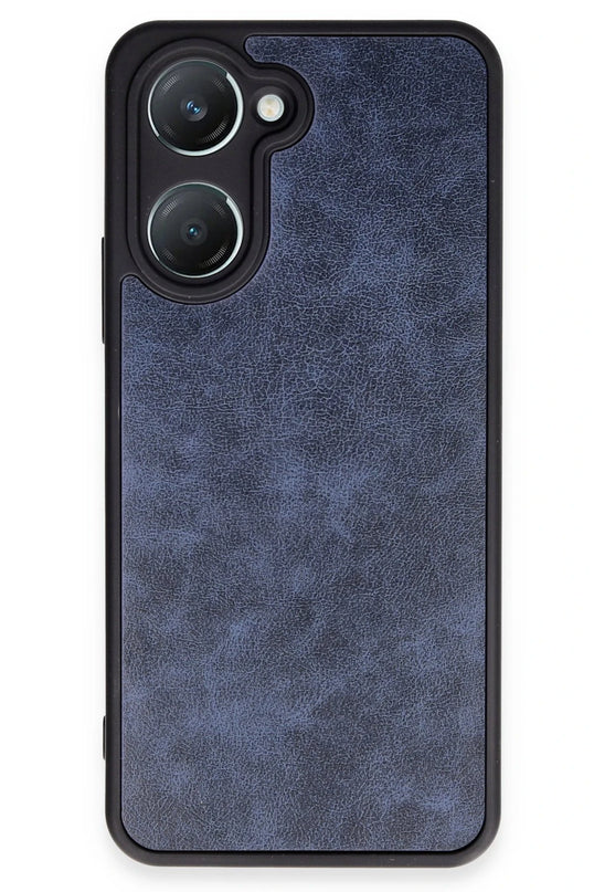 Vivo Y18 Aras Deri Kapak Kılıf - Lacivert 2