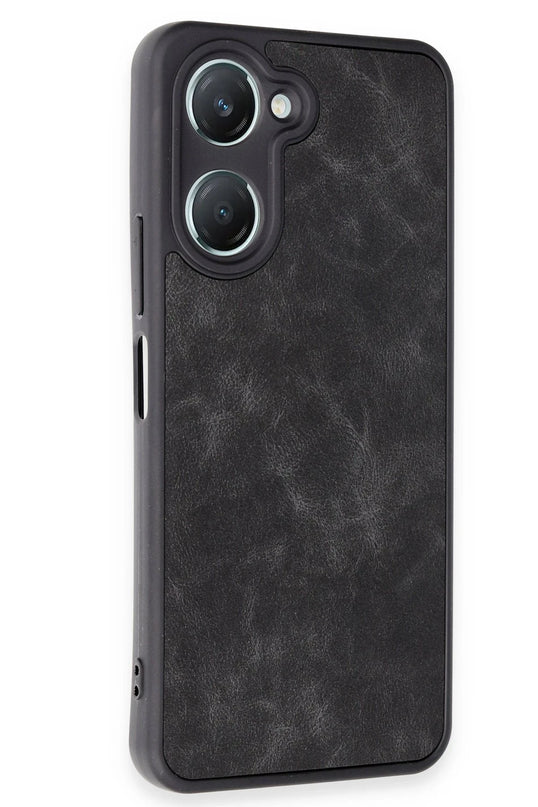 Vivo Y18 Aras Deri Kapak Kılıf - Siyah 3
