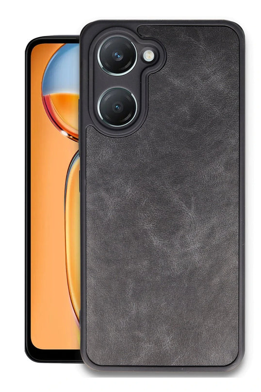 Vivo Y18 Aras Deri Kapak Kılıf - Siyah