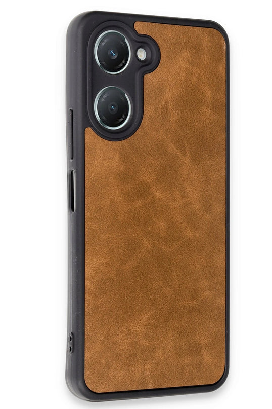 Vivo Y18 Aras Deri Kapak Kılıf - Taba 3