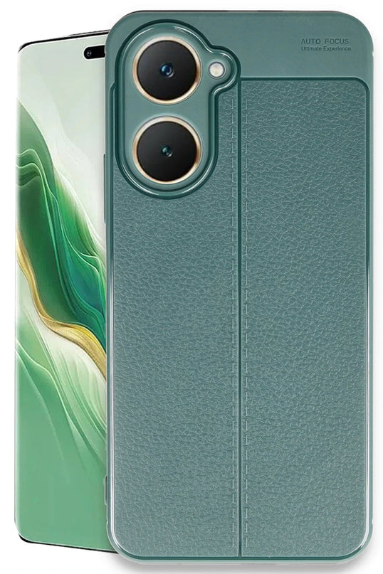 Vivo Y18 Auto Focus Kapak Kılıf - Koyu Yeşil