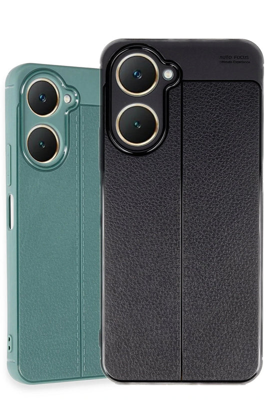 Vivo Y18 Auto Focus Kapak Kılıf - Koyu Yeşil 4