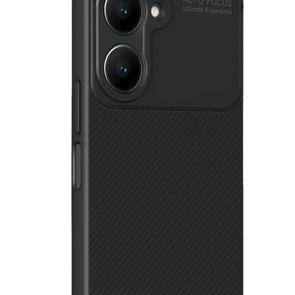 Vivo Y18 Auto Focus Karbon Kapak Kılıf - Siyah 2