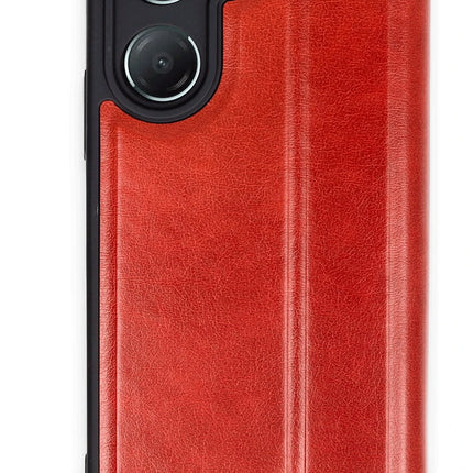 Vivo Y18 Flip Cover Kılıf - Kırmızı