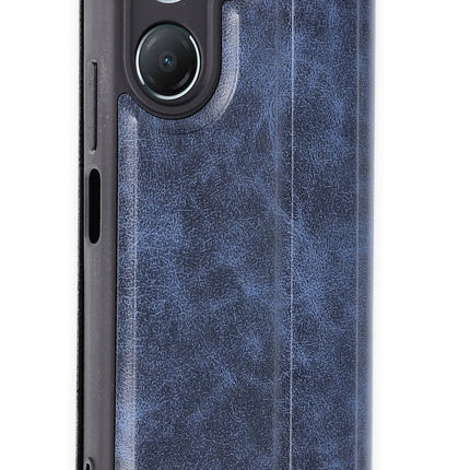 Vivo Y18 Flip Cover Kılıf - Lacivert 2
