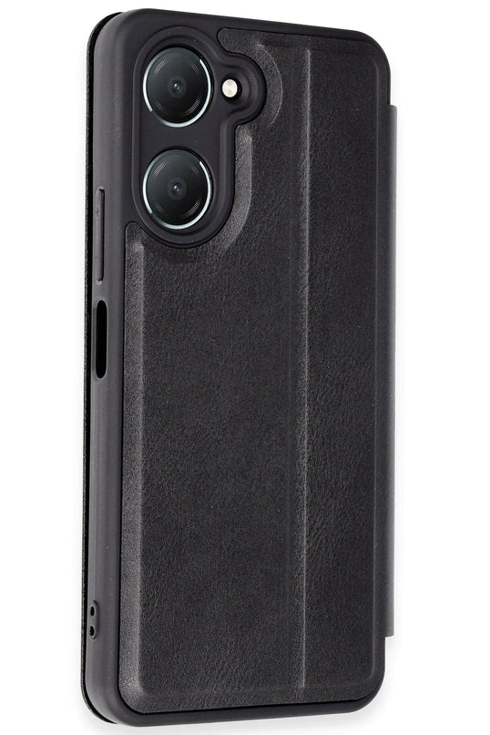 Vivo Y18 Flip Cover Kılıf - Siyah 2