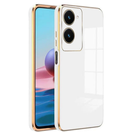 Vivo Y18 Volet Silikon Kılıf - Beyaz