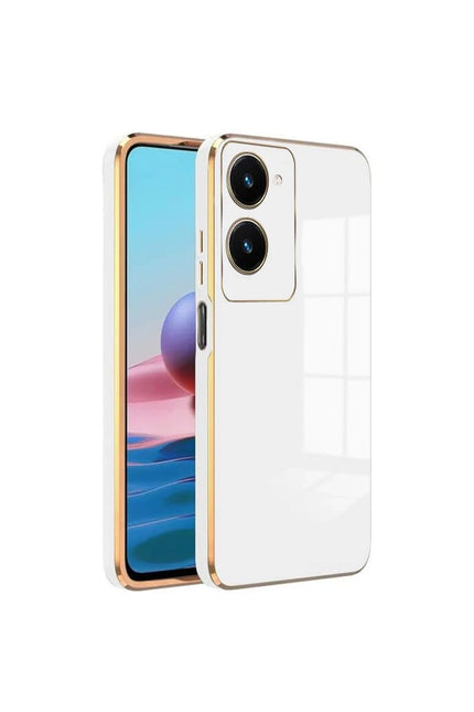 Vivo Y18 Volet Silikon Kılıf - Beyaz