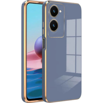 Vivo Y18 Volet Silikon Kılıf - Mavi