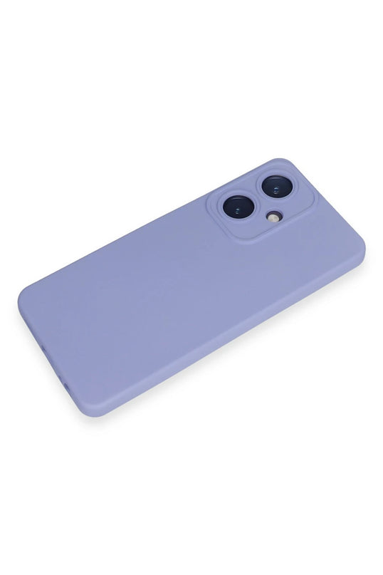 Vivo Y27 Nano içi Kadife Silikon Kılıf - Lila 4