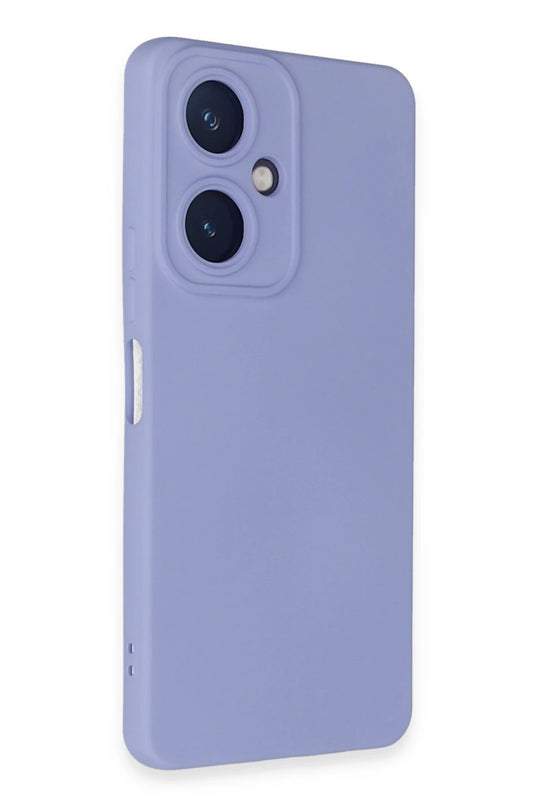Vivo Y27 Nano içi Kadife Silikon Kılıf - Lila 2