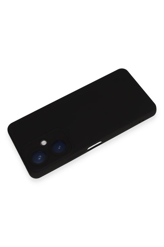 Vivo Y27 Nano içi Kadife Silikon Kılıf - Siyah 3