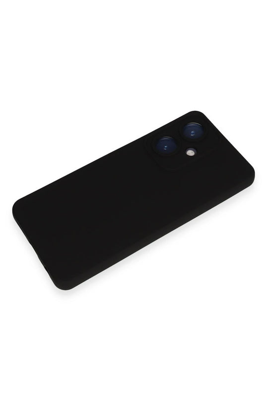 Vivo Y27 Nano içi Kadife Silikon Kılıf - Siyah 4
