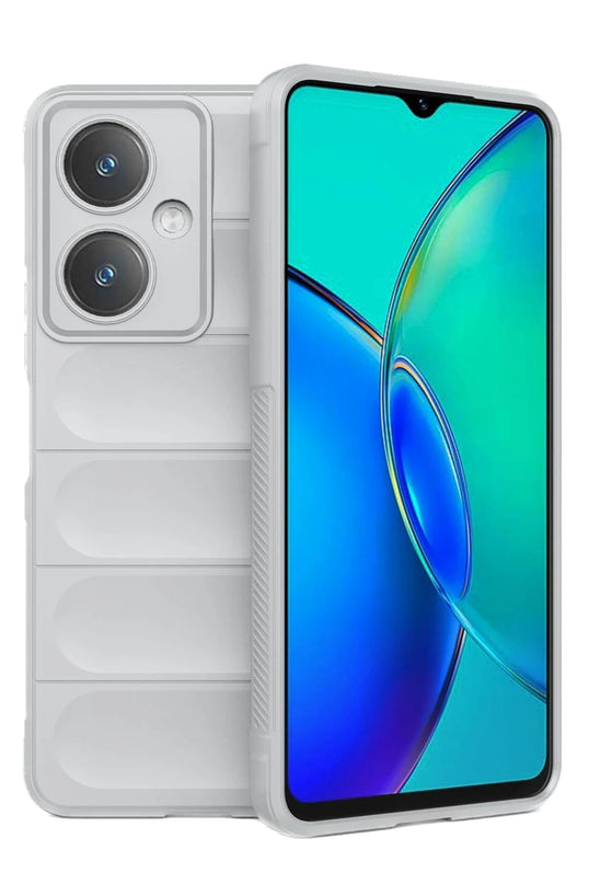 Vivo Y27 Optimum Silikon Kılıf - Krem