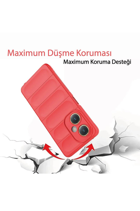 Vivo Y27 Optimum Silikon Kılıf - Krem 4