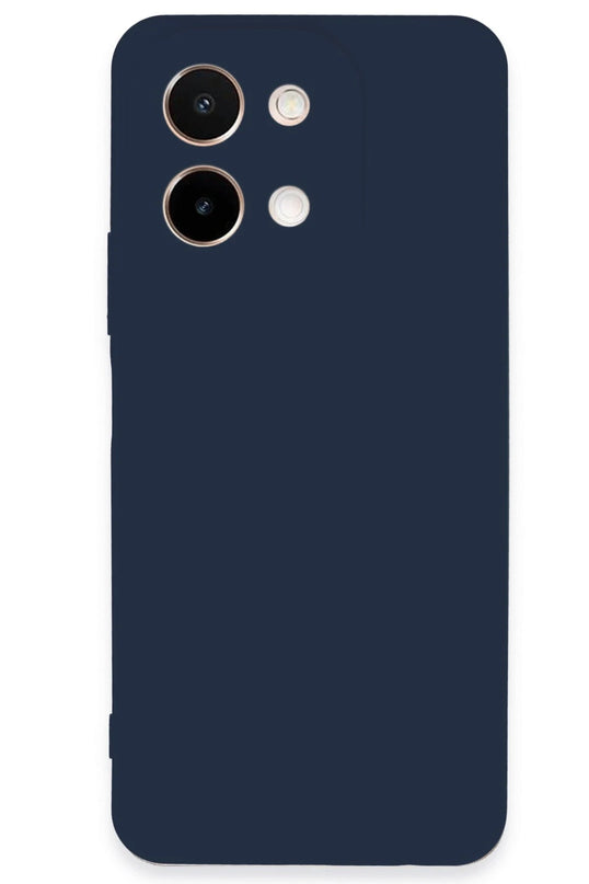 Vivo Y28 First Silikon Kılıf - Lacivert