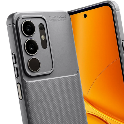 Vivo Y29 4G Auto Focus Karbon Kapak Kılıf - Gri 2