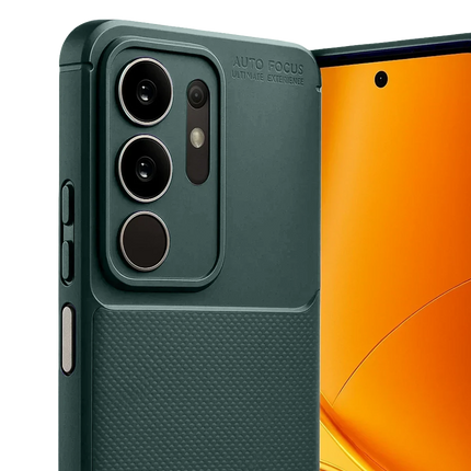 Vivo Y29 4G Auto Focus Karbon Kapak Kılıf - Koyu Yeşil 3