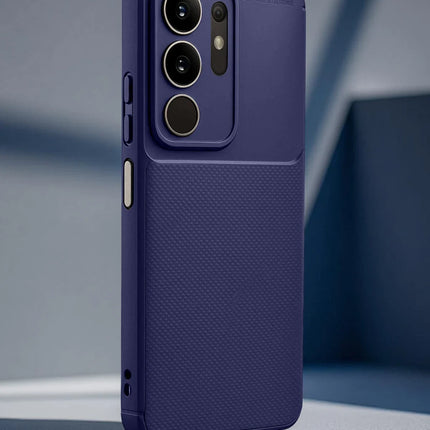 Vivo Y29 4G Auto Focus Karbon Kapak Kılıf - Lacivert 2