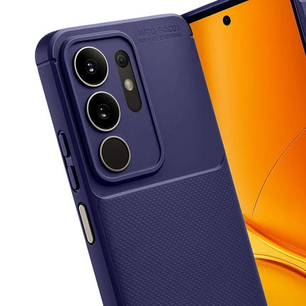 Vivo Y29 4G Auto Focus Karbon Kapak Kılıf - Lacivert 4