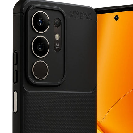 Vivo Y29 4G Auto Focus Karbon Kapak Kılıf - Siyah 3