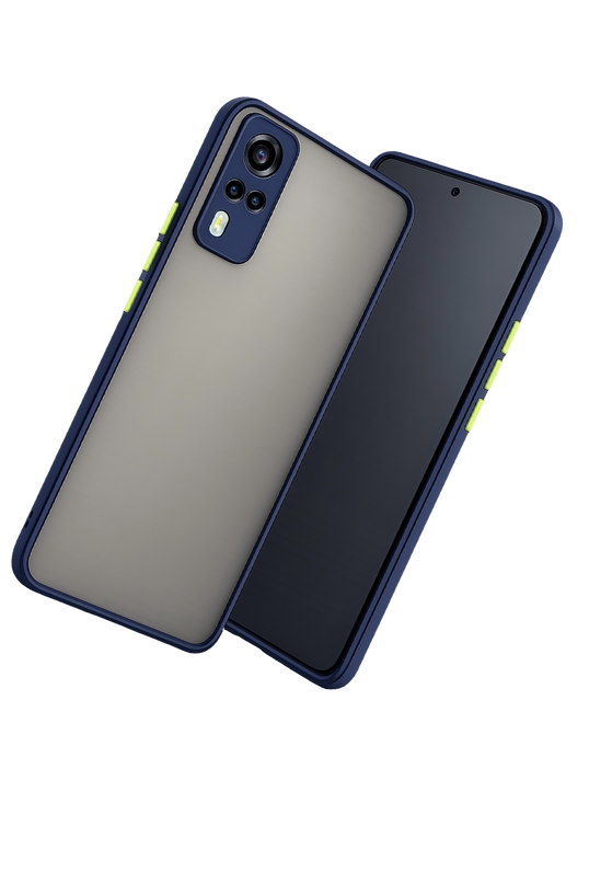 Vivo Y53S Montreal Silikon Kapak Kılıf - Lacivert 3