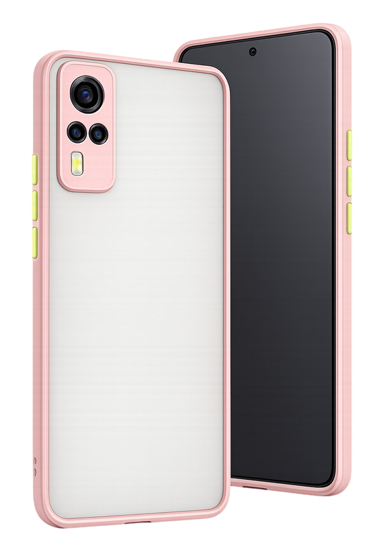 Vivo Y53S Montreal Silikon Kapak Kılıf - Pembe