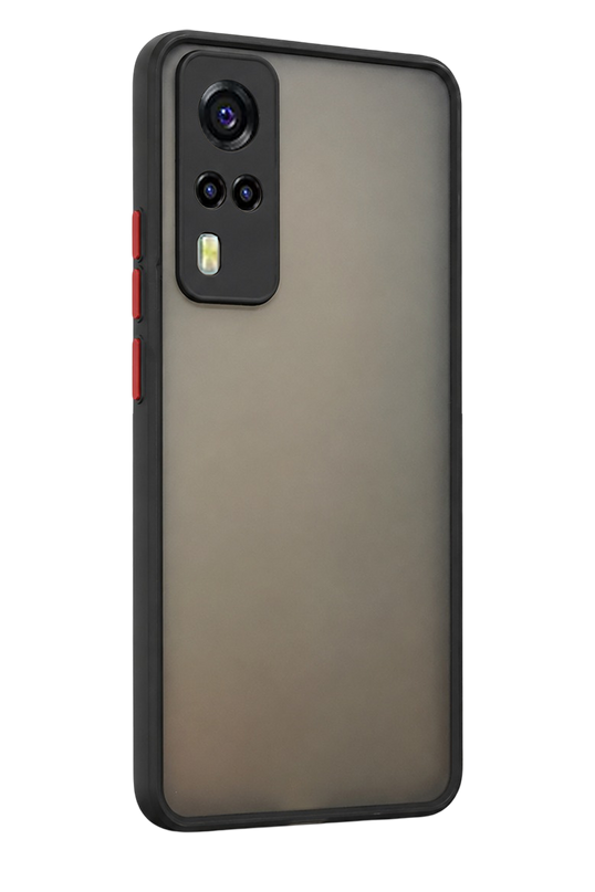 Vivo Y53S Montreal Silikon Kapak Kılıf - Siyah 3
