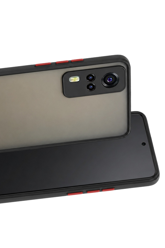 Vivo Y53S Montreal Silikon Kapak Kılıf - Siyah 2