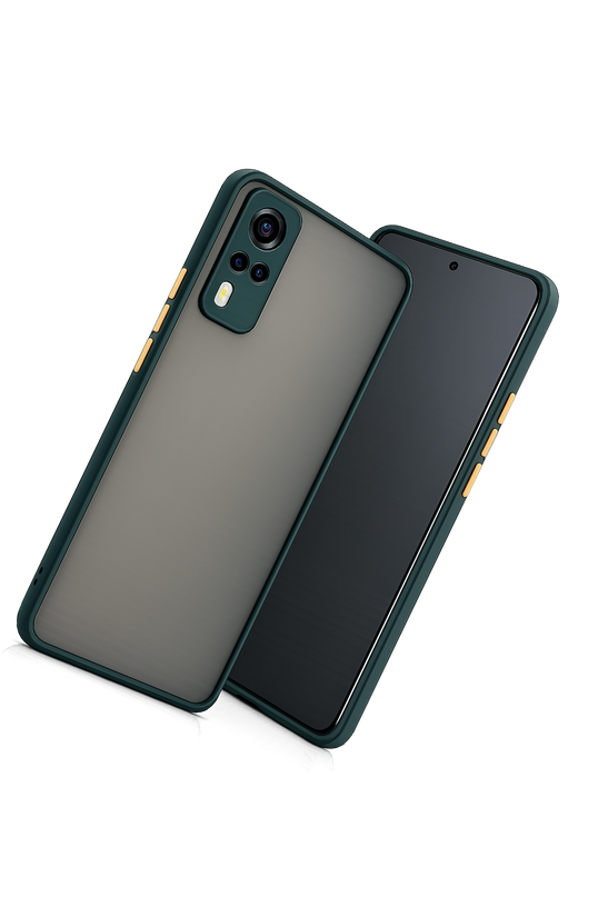 Vivo Y53S Montreal Silikon Kapak Kılıf - Yeşil 3