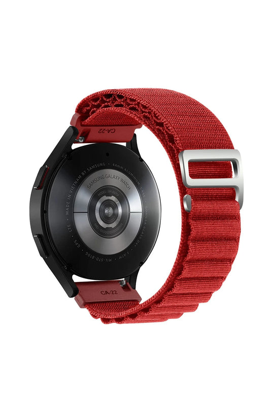 Watch 20mm KR410 Kumaş Kordon - Kırmızı 2