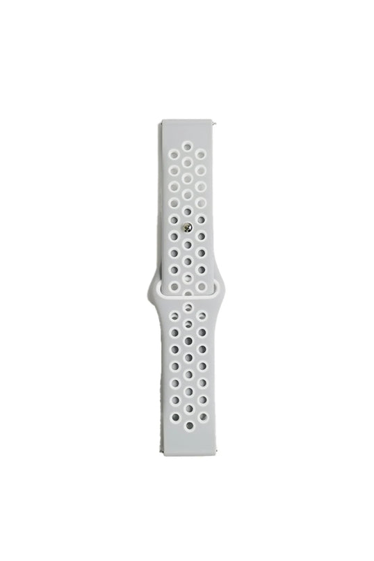 Watch 20mm Spor Delikli Kordon - Gri 2 2