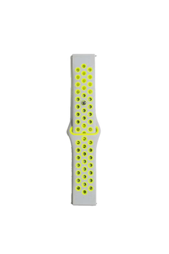Watch 20mm Spor Delikli Kordon - Gri 2