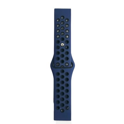 Watch 20mm Spor Delikli Kordon - Lacivert 2
